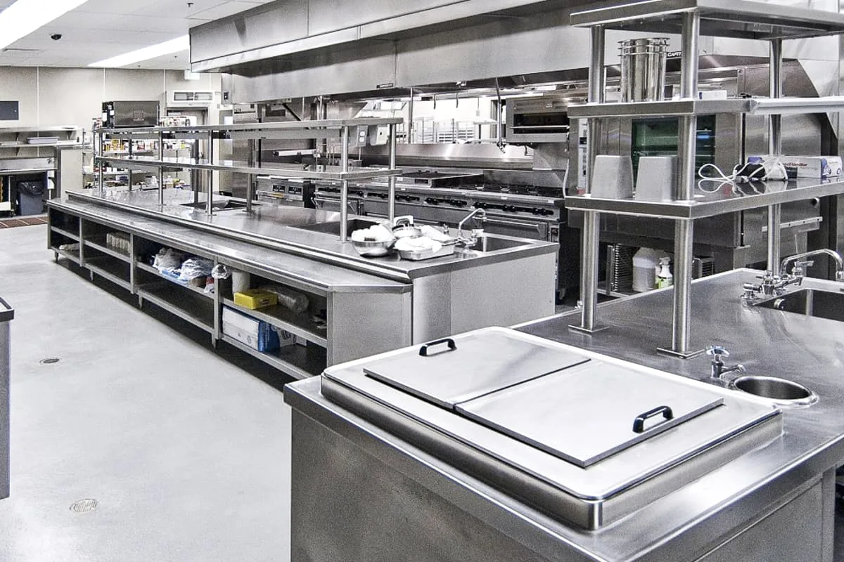 Stainless steel for commercial kitchen equipment