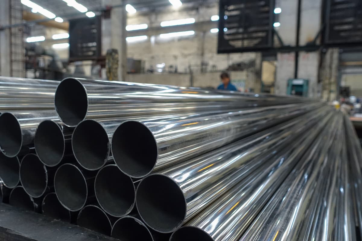 Stainless steel tube and frame materials for controlled medical production areas