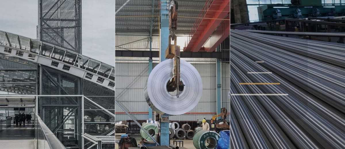 Coastal architectural stainless steel project environment