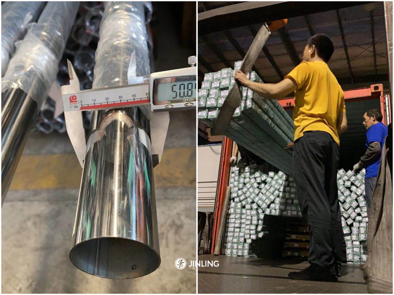 Export packing and logistics for stainless steel orders