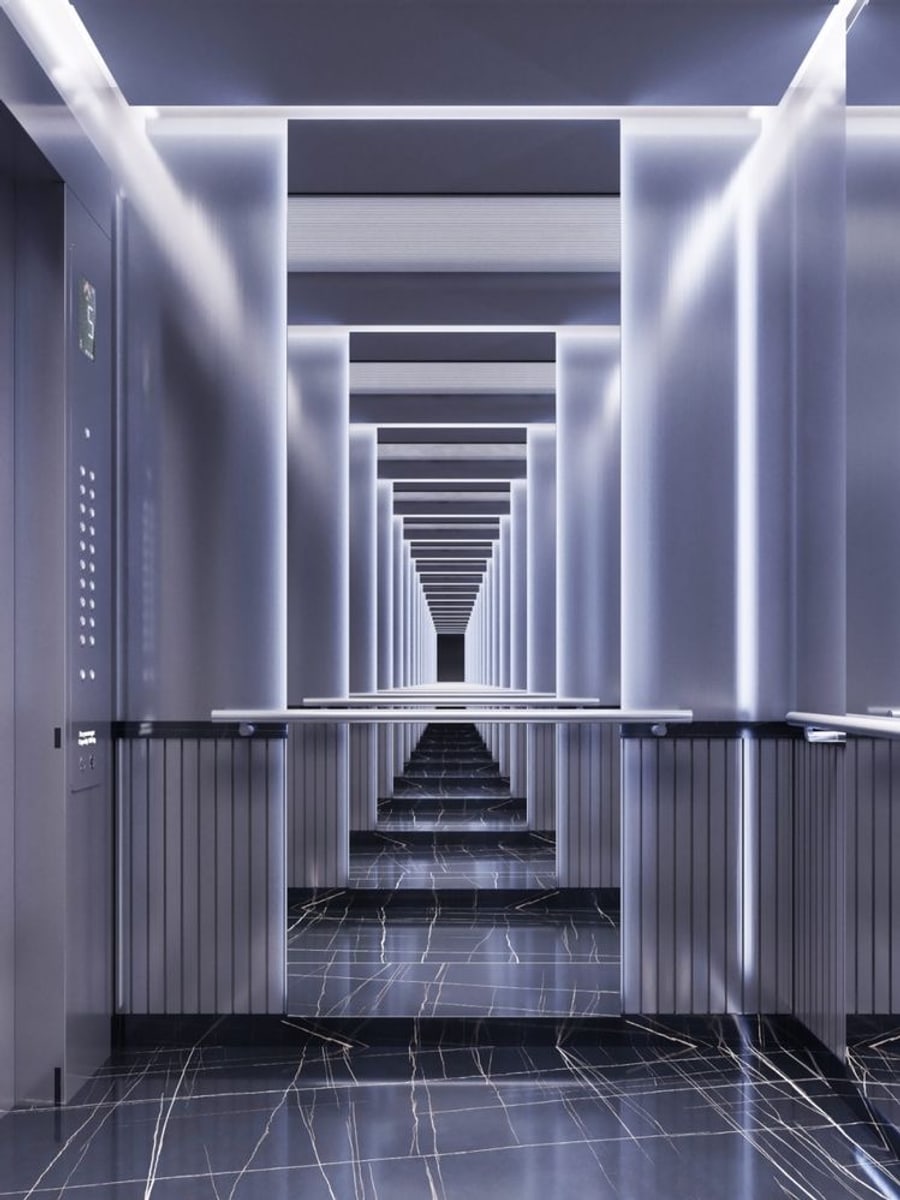 Elevator & Interiors stainless steel slitting and edging application