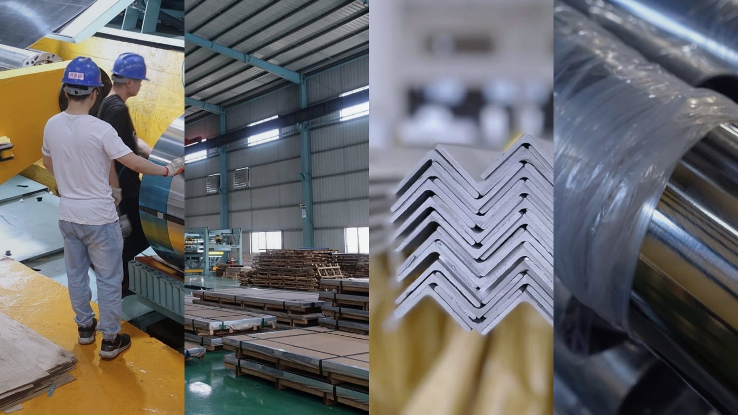 Stainless steel product forms including coil sheet tube pipe and bar