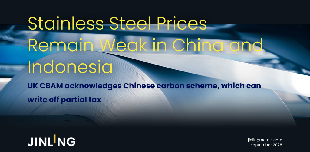 Stainless Steel Prices, Inventory & Insights in China from August 24th to September 6th 2026
