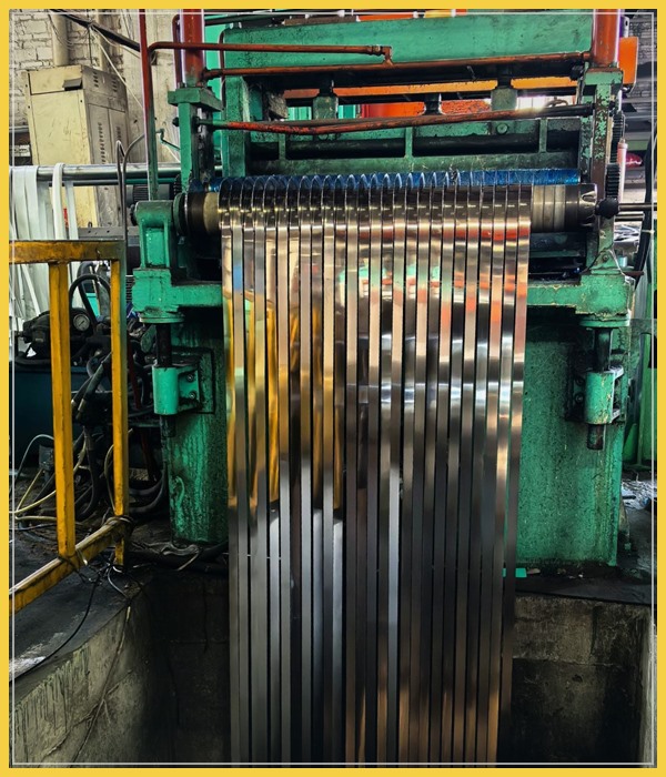 Slitting & Edging stainless steel processing capability