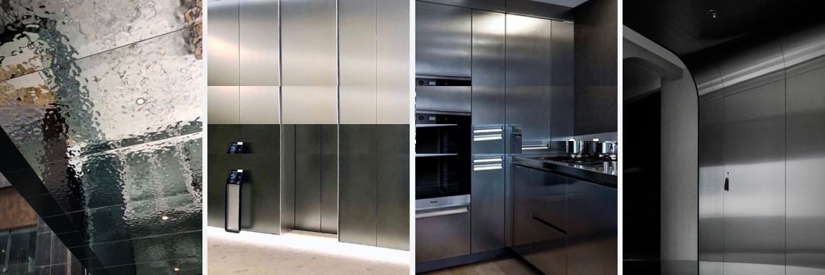 2B stainless steel sheet surface for clean fabrication